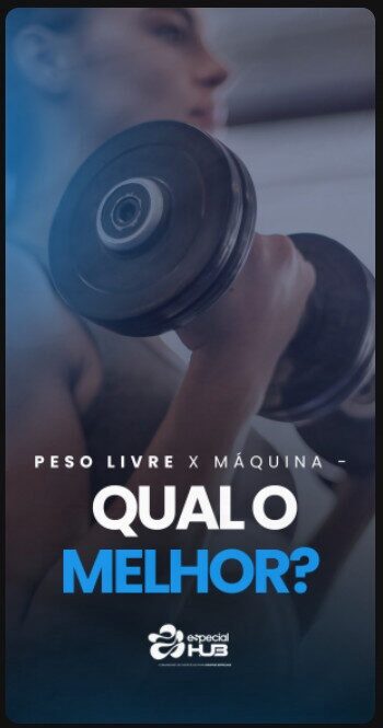 capa peso livre x maquina